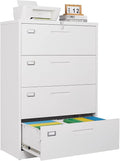 4 Drawer File Cabinet, Lateral Filing Cabinets by PEUKC
