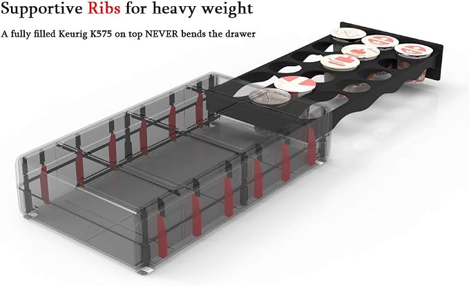 EVERIE Coffee Pod Holder Drawer Compatible - Image 4