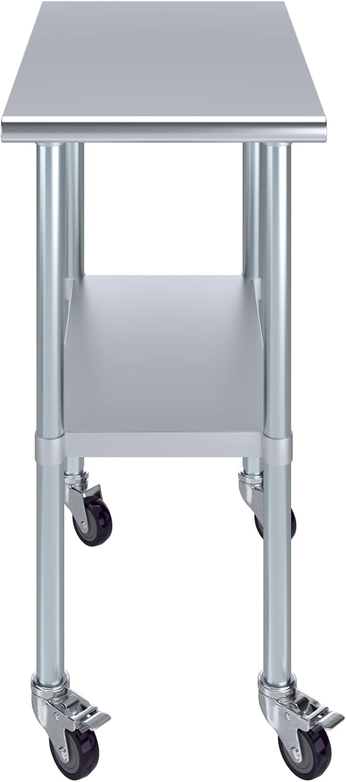 AmGood 18" Long x 30" Deep Stainless Steel Table - Image 2