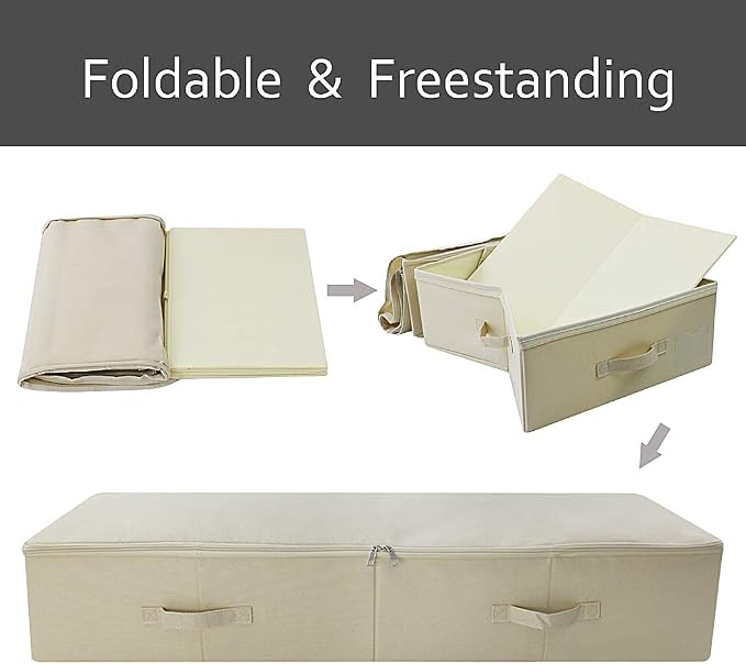 iwill CREATE PRO 39.4" Ultra-Length Foldable & Washable Underbed Storage - Image 4