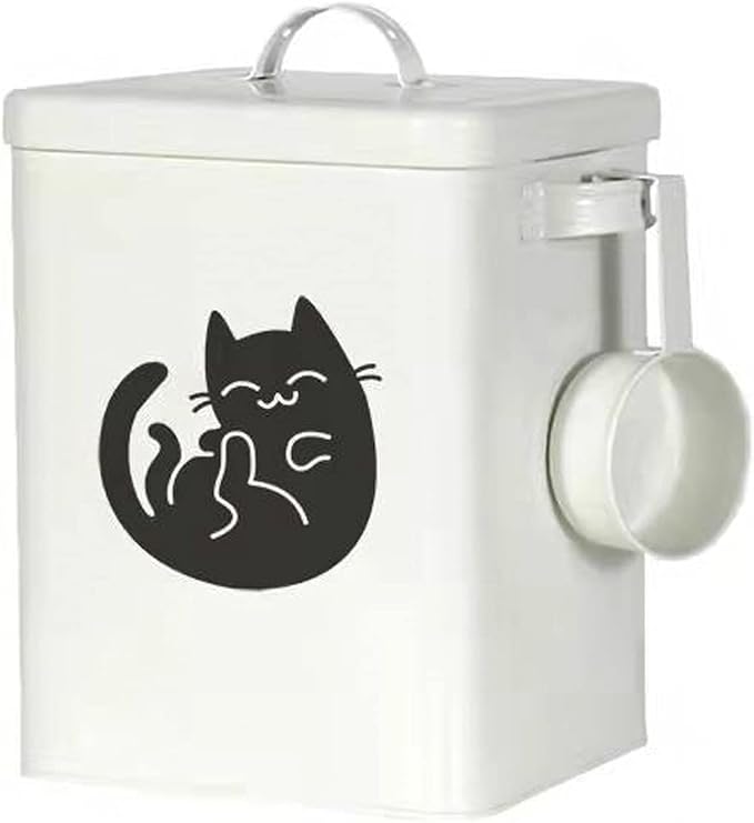 Dog and Cat Food Storage Container 6L, Cute Pet Food Storage Containers by TITA-DONG