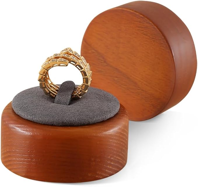 Ring Holder, Jewelry Display for Vendors, Wooden Ring Display, Premium Jewelry - Image 6