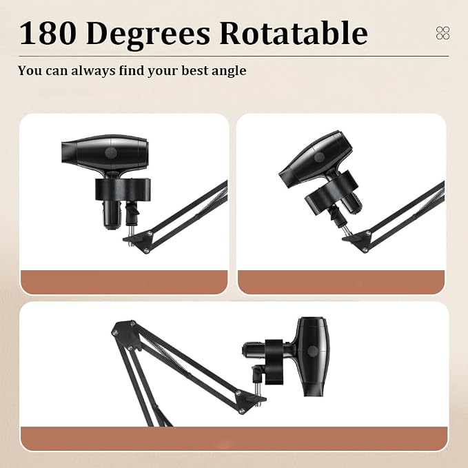 Hands Free Hair Dryer Stand Holder - Image 2