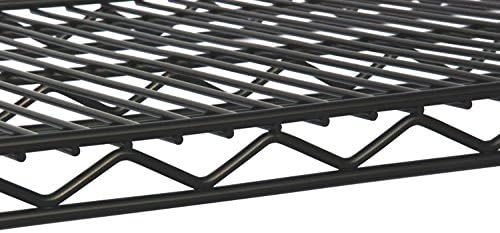 Omega 24" Deep x 48" Wide x 80" High 3 Tier Black Starter Shelving Unit - Image 2