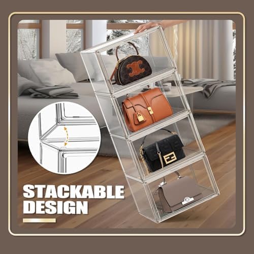 10 Pack Clear Thicken Sturdy Shoe Storage Organizer - Image 6