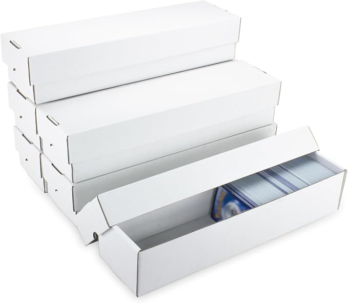 Trading Card Storage Box 6 Pack 1200 count by XRACV