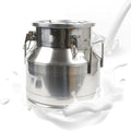3.16Gallon Stainless Steel Milk Can Ice Bucket Wine Bucket, Water Jug Liquid by DONSU