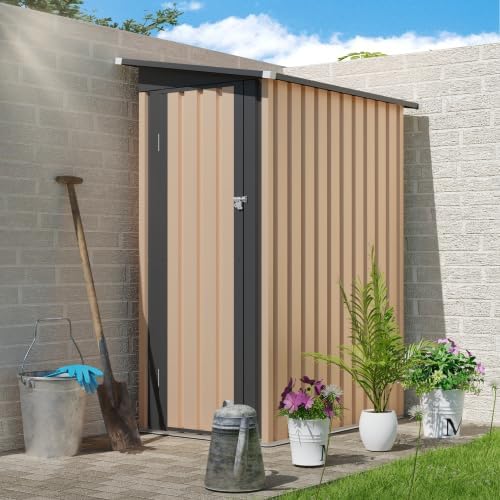 4 * 2 FT Metal Garden Storage Sheds - Image 3