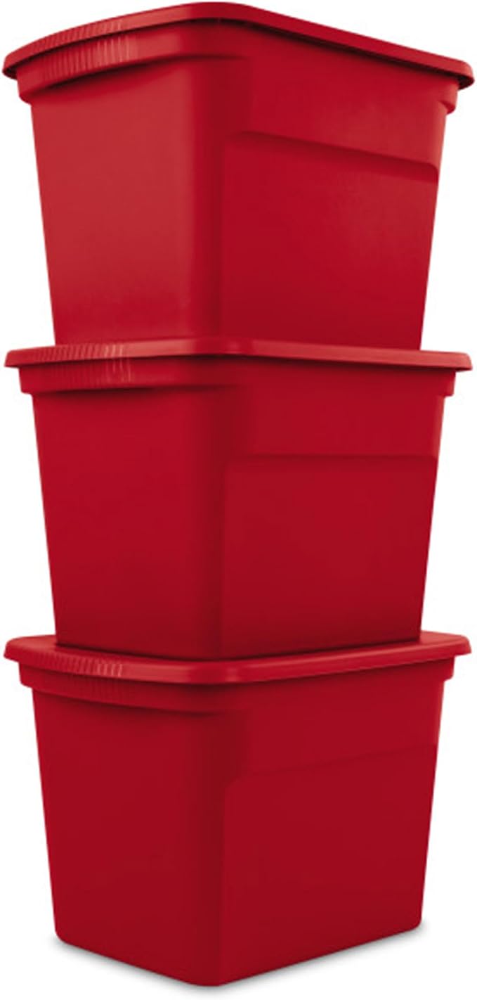 Sterilite 18 Gallon Stackable Storage Tote Container, Seasonal Home Decor - Image 9