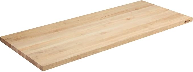 Global Industrial Adjustable Height Workbench C-Channel Leg, 1-3/4" Birch Top - Image 6