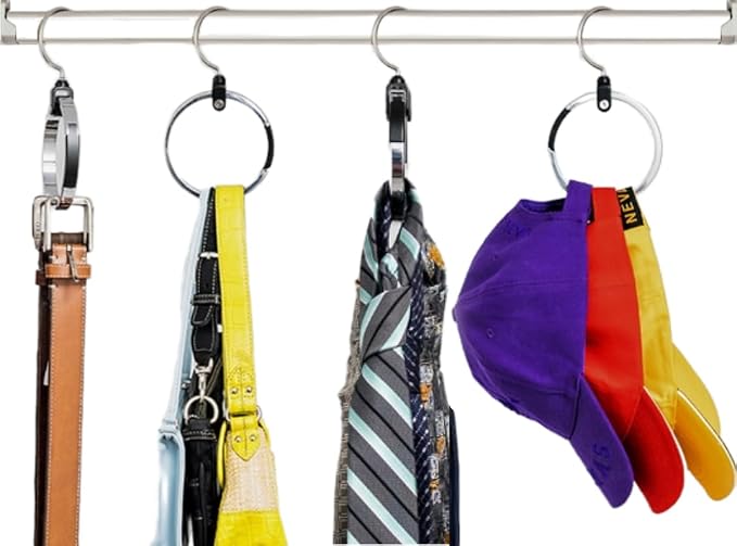 Multipurpose Closet Hangers- Tie and Belt Hanger - Image 5