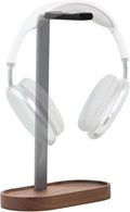 muso wood Headphone Stand & Desktop Headset Holder | Space-Saving Premium Solid by Musowood