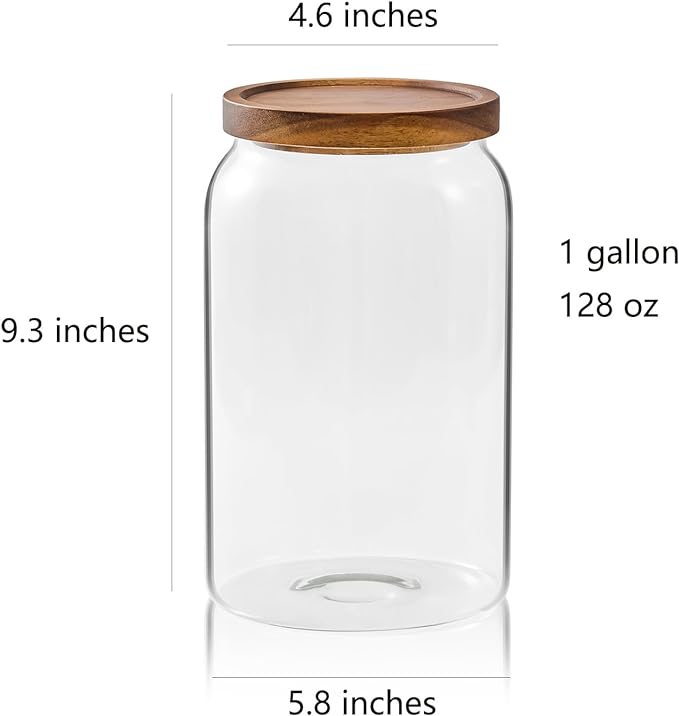 Sweejar Large Glass Candy Jars - Image 2