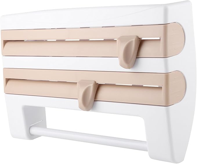 GOTOTOP Kitchen Cling Film Holder, WallMounted Organizer - Image 4