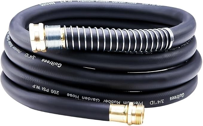 Leader Garden Hose 10ft x 3/4", Heavy Duty Short Water Hose, Male to Female by Guitrees