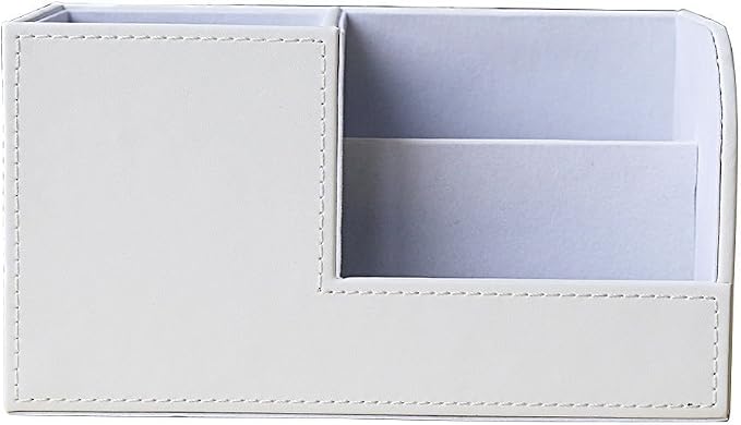 KINGFOM Desk Organizer Office Supplies Caddy Pu Leather Multi-function Storage - Image 2