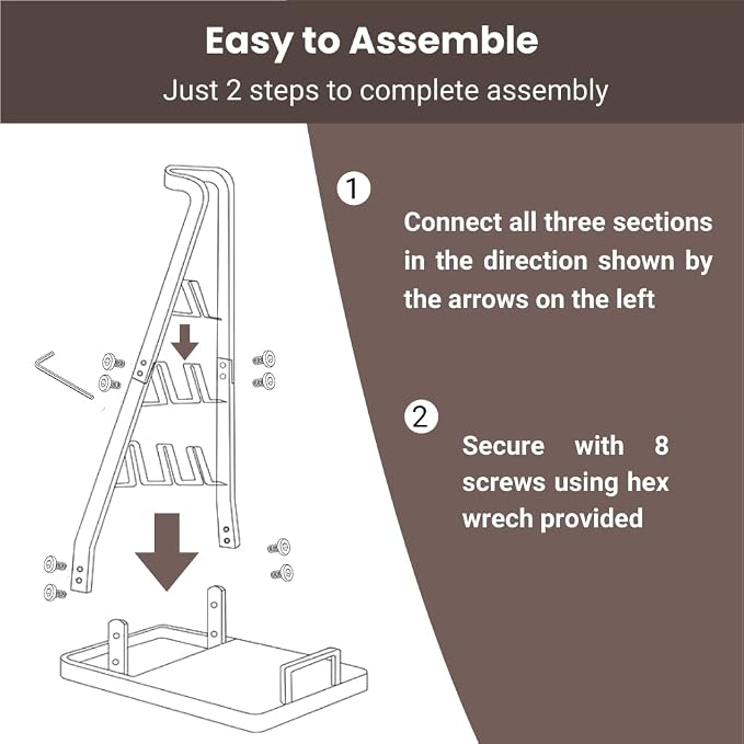 Universal Vacuum Stand, Storage-Stand-Docking-Station-Holder, Stable Metal - Image 8