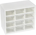 12-compartment plastic desktop drawer storage box, suitable by Rsaoyan