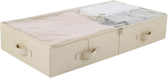 iwill CREATE PRO 31.5" Length Spacious Visible Lidded Under Bed Storage Bins by iwillCREATEPRO