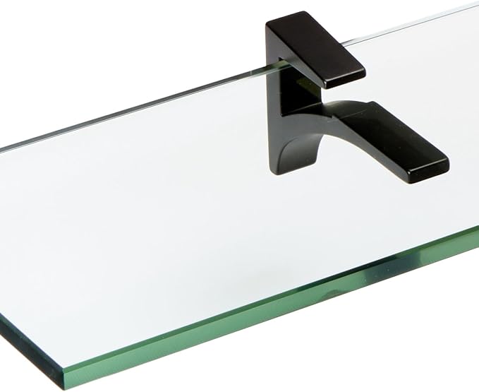 Spancraft Glass C-4.75x24-Black Cardinal Glass Shelf, 4.75" x 24" - Image 2