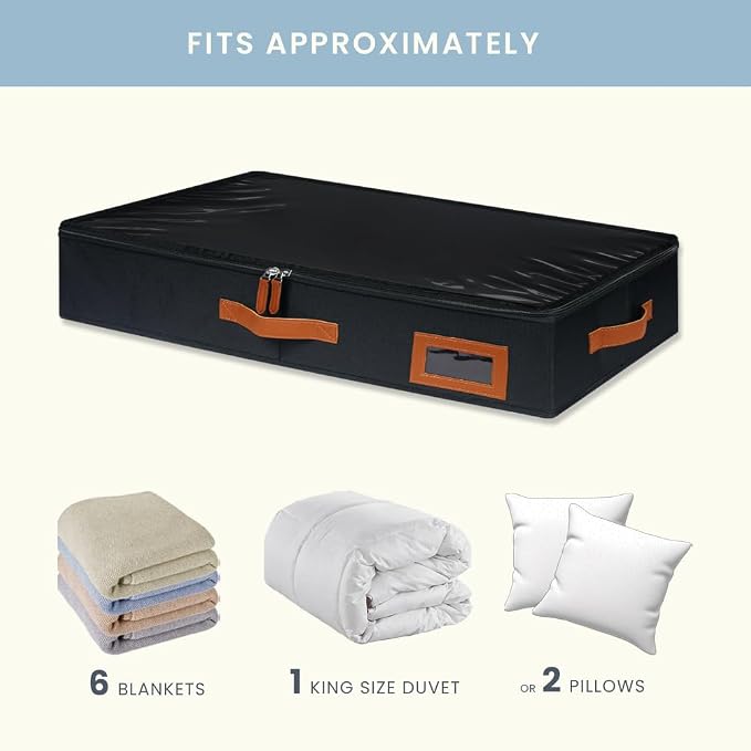 OrganiHaus Under Bed Storage Containers, Bedroom Storage and Organization Bins - Image 7