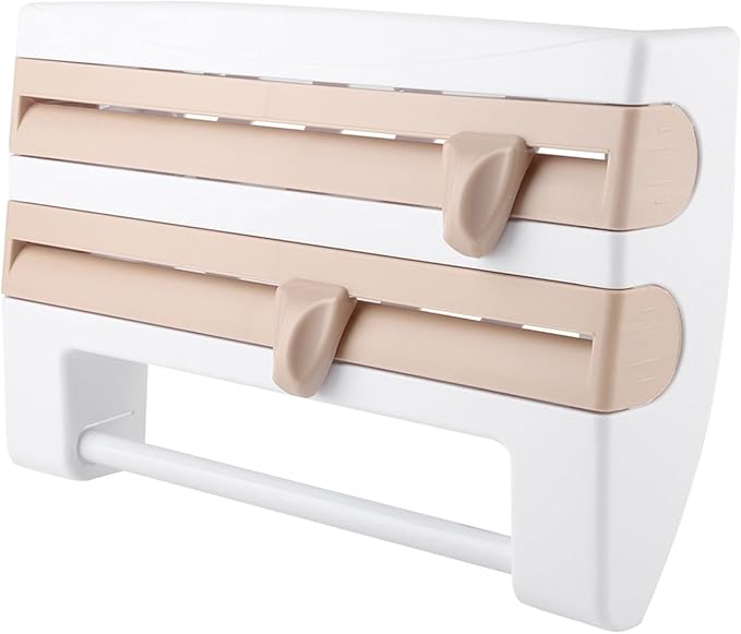 GOTOTOP Kitchen Cling Film Holder, WallMounted Organizer - Image 5