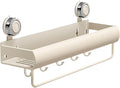Bathroom Rack - Drill Free Shower Organizer, Rustproof Shelf, Adhesive Wall by Unknown