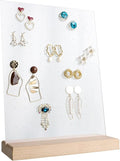 GemeShou Beech earring display for selling jewelry, wooden earring holder for by GemeShou