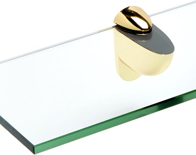 Spancraft Glass H-6x27-Brass Heron Glass Shelf - Image 2