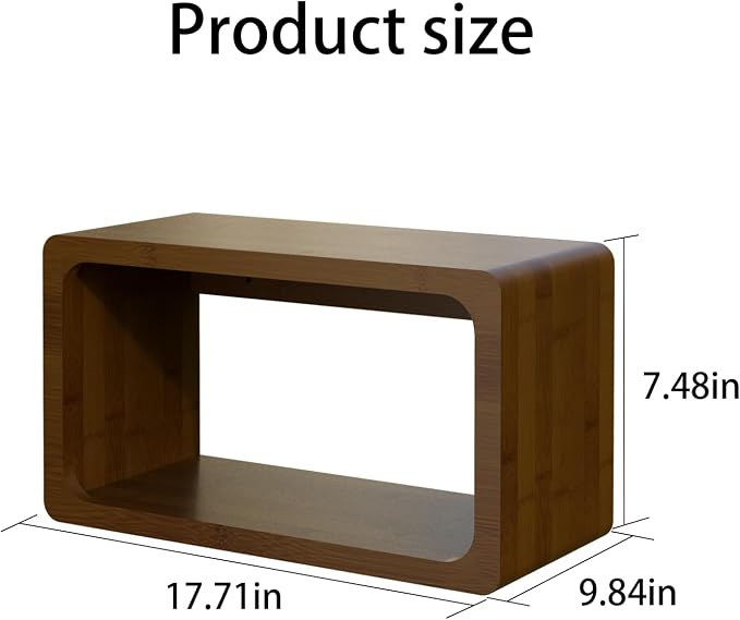 Bamboo Floating Nightstand - Image 2