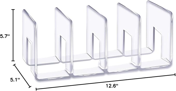 LUGUNU Clear Acrylic Purse Organizer - Image 3