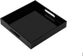 Glossy Black Acrylic Serving Tray by KEVLANG