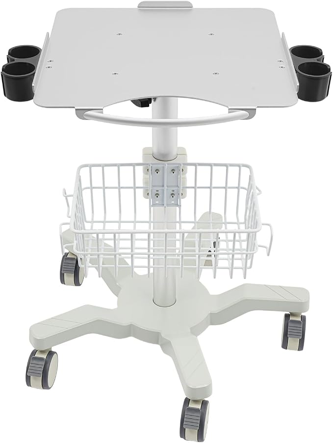 Medical Trolley Cart with Locking Wheels - Image 6