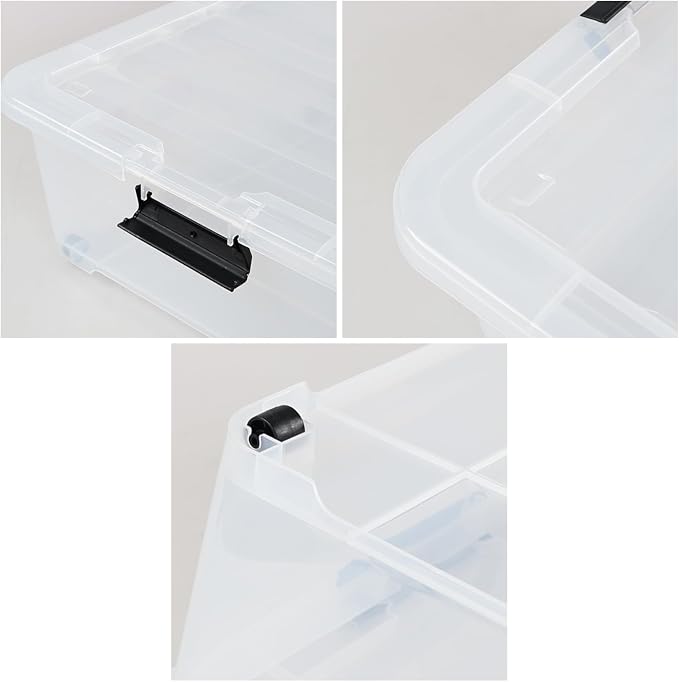 50 Quart Large Clear Underbed Boxes - Image 4