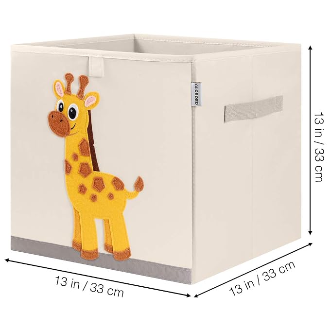 CLCROBD Foldable Animal Cube Storage Bins Fabric Toy Box/Chest/Organizer - Image 2