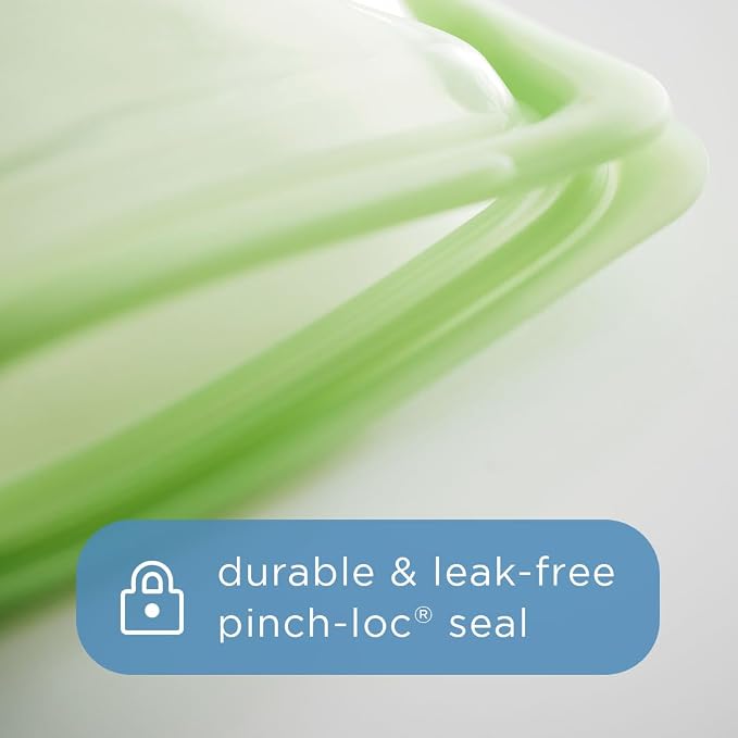 Stasher Silicone Reusable Storage Bag, Stand-Up Mid, Reusable Freezer Bag - Image 4