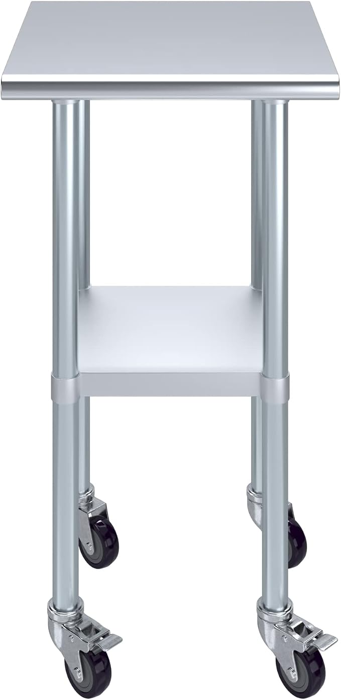 AmGood 20" Long x 20" Deep Stainless Steel Table - Image 2