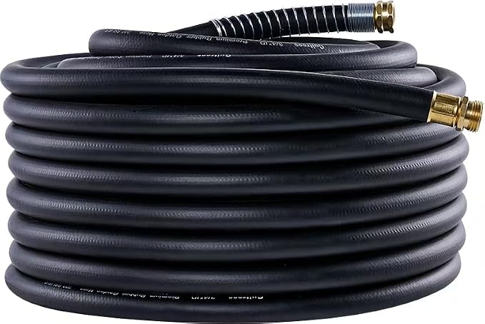 Garden Hose 100FT x 3/4”, Heavy Duty Rubber Hose, Water Hose by Guitrees