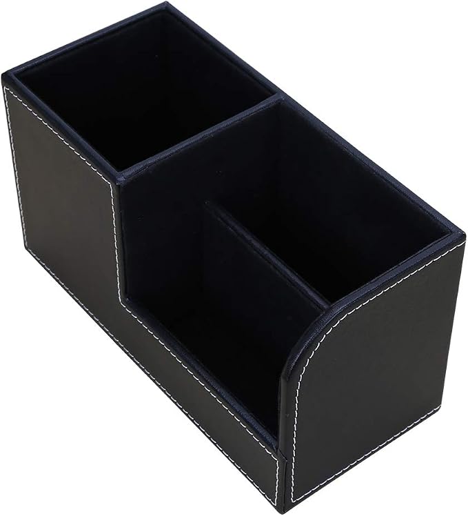 KINGFOM Desk Organizer Office Supplies Caddy Pu Leather Multi-function Storage - Image 6