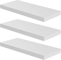 Floating Shelf, 24 in W x 12.75 in D x 2 in H Wooden Floating Wall Shelf by Home