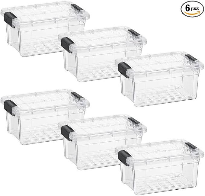 Superio Clear Storage Boxes by Superio