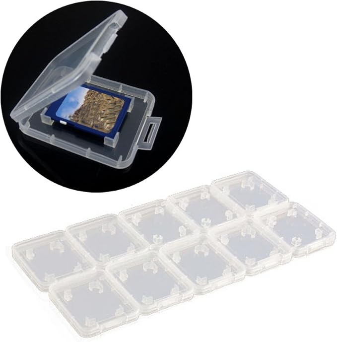 Plastic Memory Card Storage Case Compatible - Image 2