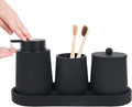 Black Bathroom Accessories Set by Deobath
