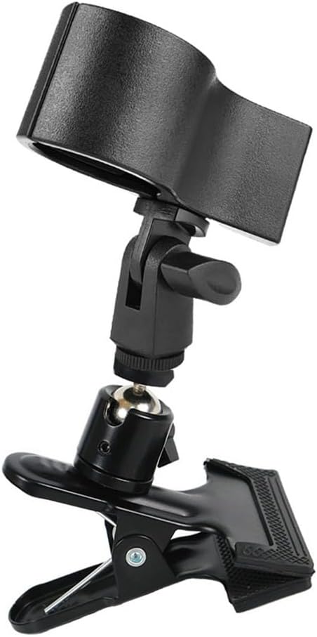 Hands Free Hair Dryer Holder Stand 360 Degree Rotating Sturdy Metal Base Strong by YIRUZWRD