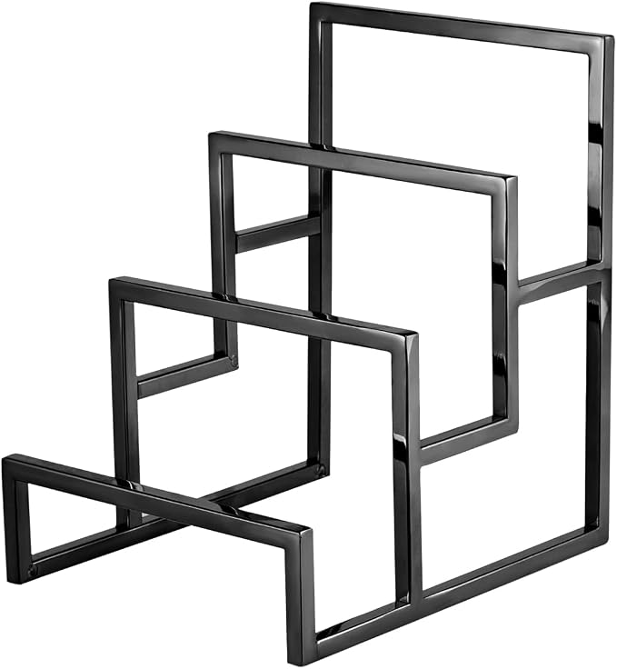 Clutch Purse Display Stand, 3 Layer Stainless Steel Wallet Display Stand Clutch by HEYLEAYAR