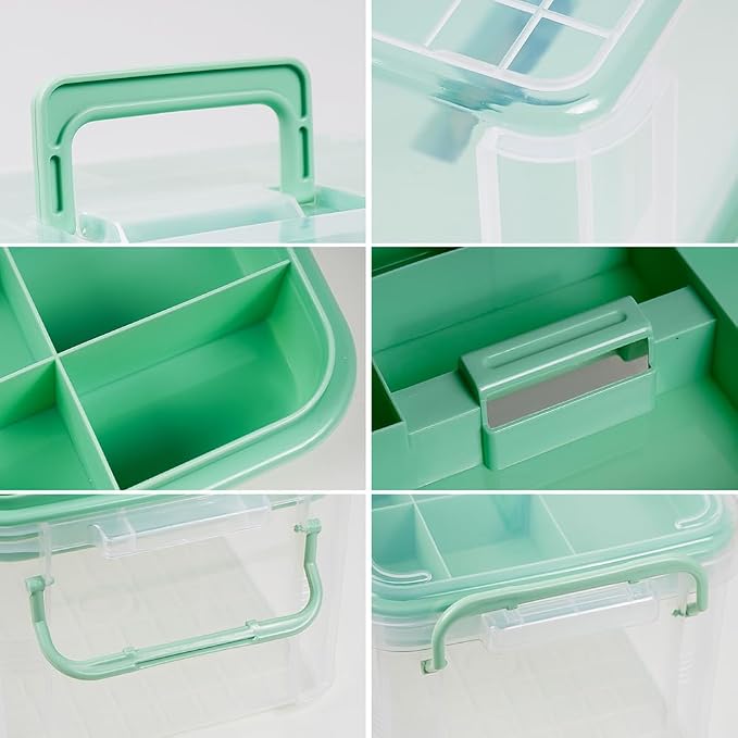 15qt Clear Medicine Organizer Storage Box - Image 4
