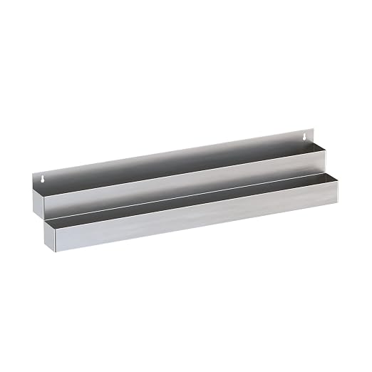 Stainless Steel Double Tier Speed Rail, Liquor Rack, Speed Rack, Bottle Holder by Krollen+Industrial