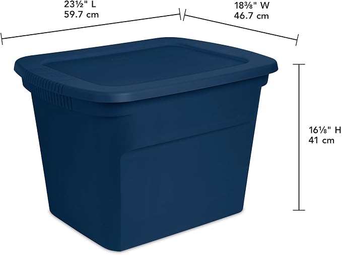 Sterilite 32-Pack Plastic Storage Bins, 18 Gallon Tote Containers - Image 3