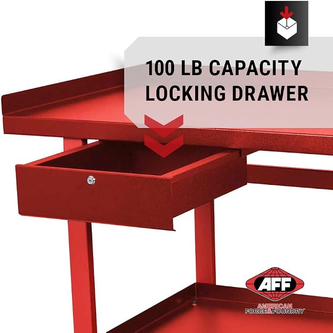 AFF 3995 Heavy-Duty Workbench, 1 Drawer, 300 lb Capacity - Image 4