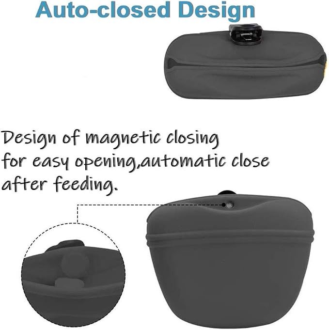 RoyalCare Silicone Dog Treat Pouch-Small Training Bag-Portable Dog Treat Bag - Image 5